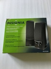 Insignia Stereo Computer NS-PCS40 2.0 Powered Speaker 2-Piece Black