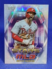 2023 Bryce Harper Topps Chrome Stars of the MLB Card #SMLBC-14 Phillies