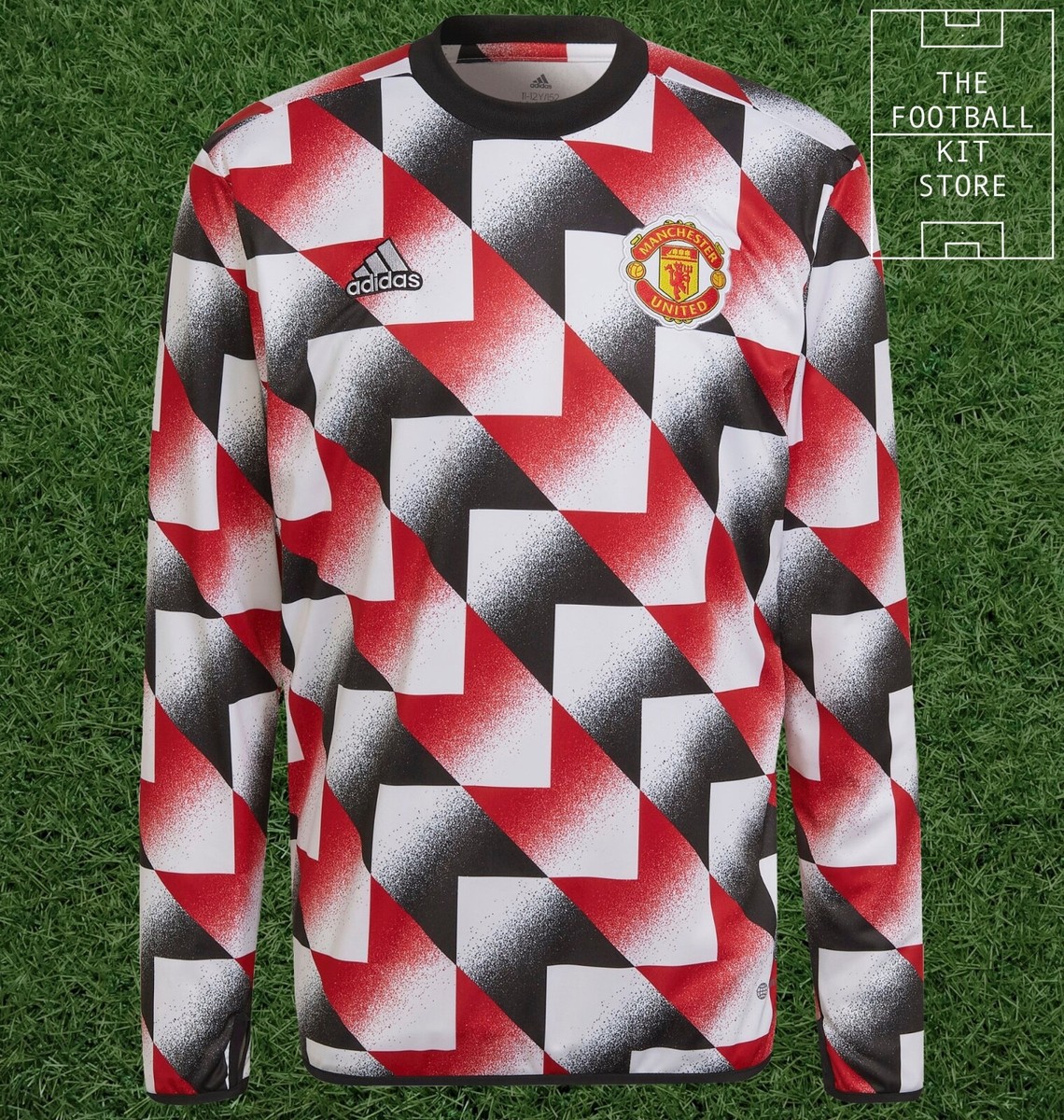 adidas Manchester United Pre Match Top Mens Man Utd MUFC