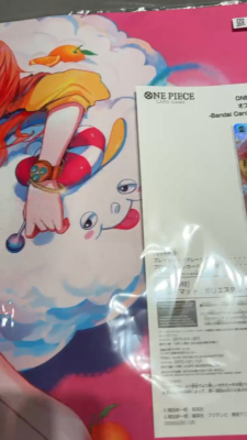 ナミ プレイマット ゼウス プロモ ワンピースカード バンダイフェス ナミ プレイマット ゼウス