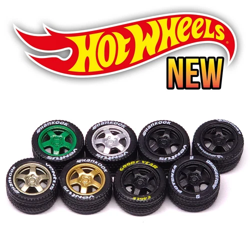 Custom Hot Wheels 5 Spoke v5 Real Riders Wheels Rims Tires Set in Dominican Republic at DOP 1408 Rating 5
