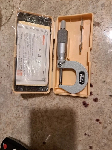 mitutoyo micrometer 203-260 M120-1" Different  Color Pewter Gray 