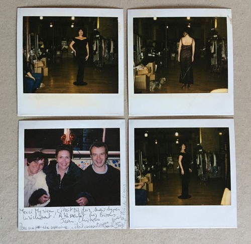 Clémentine Célarié — photos de tournage — 4 polaroid originaux couleur — c. 1990 - Picture 1 of 9