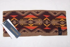 NWT Pendleton NEHALEM TAN Aztec Fleece-Lined MERINO WOOL HEADBAND Men/Women