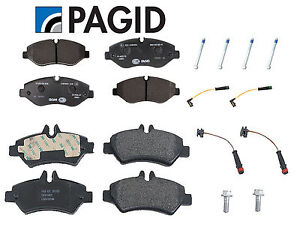 Front Rear Disc Brake Rotors And Ceramic Pads Kit For Sprinter 2500 Mercedes-Benz Dodge Freightliner
