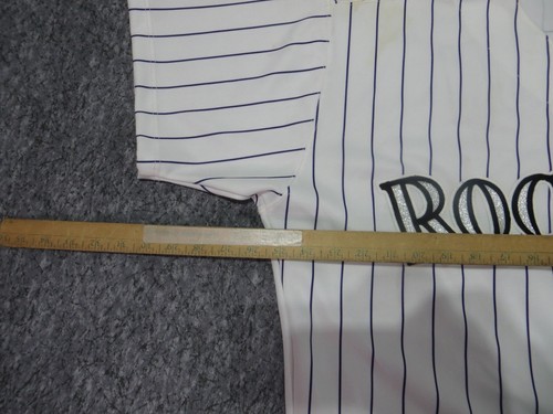 Autographed Todd Helton Russel Jersey Adult Size 48 Colorado Rockies - Picture 7 of 9