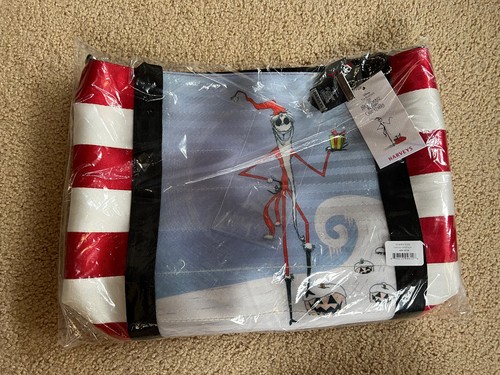 Harveys Disney Poster Tote Bag Nightmare Before Christmas NBC Jack Skellington - Picture 1 of 5