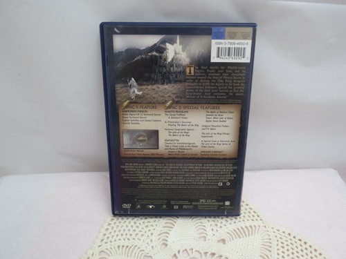 THE LORD OF THE RINGS DVD THE RETURN OF THE KING 2 DISC SET WIDESCREEN. - Bild 2 von 3