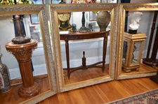 Vintage Baroque Gilt Large Ornate Solid Wood Victorian Picture Frame 48" X 38"