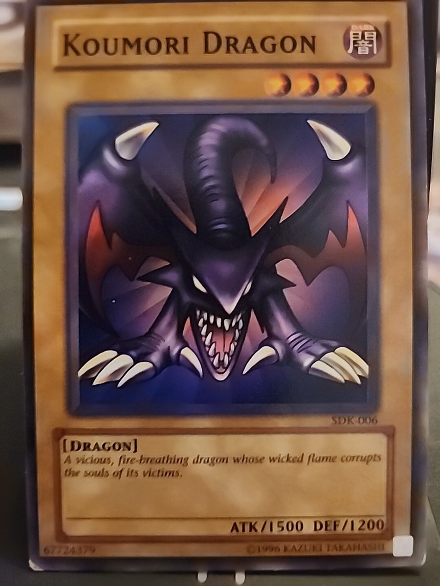 Koumori Dragon - Yugioh Dark Monster - Vintage | eBay