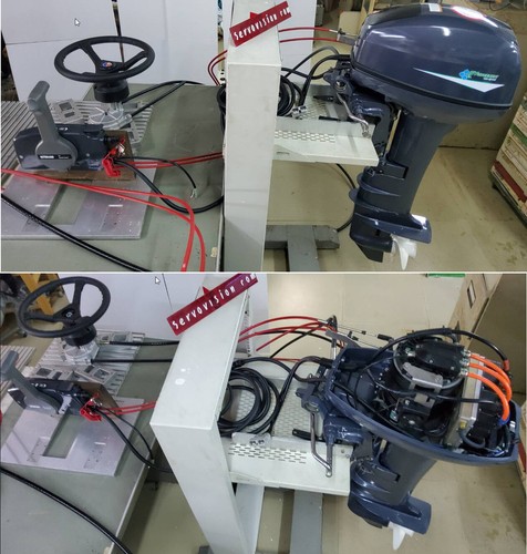 Mando a distancia delantero fueraborda eléctrico 15HP, 72V_Peak30Kw_waterCool kit de FedEx - Imagen 4 de 15