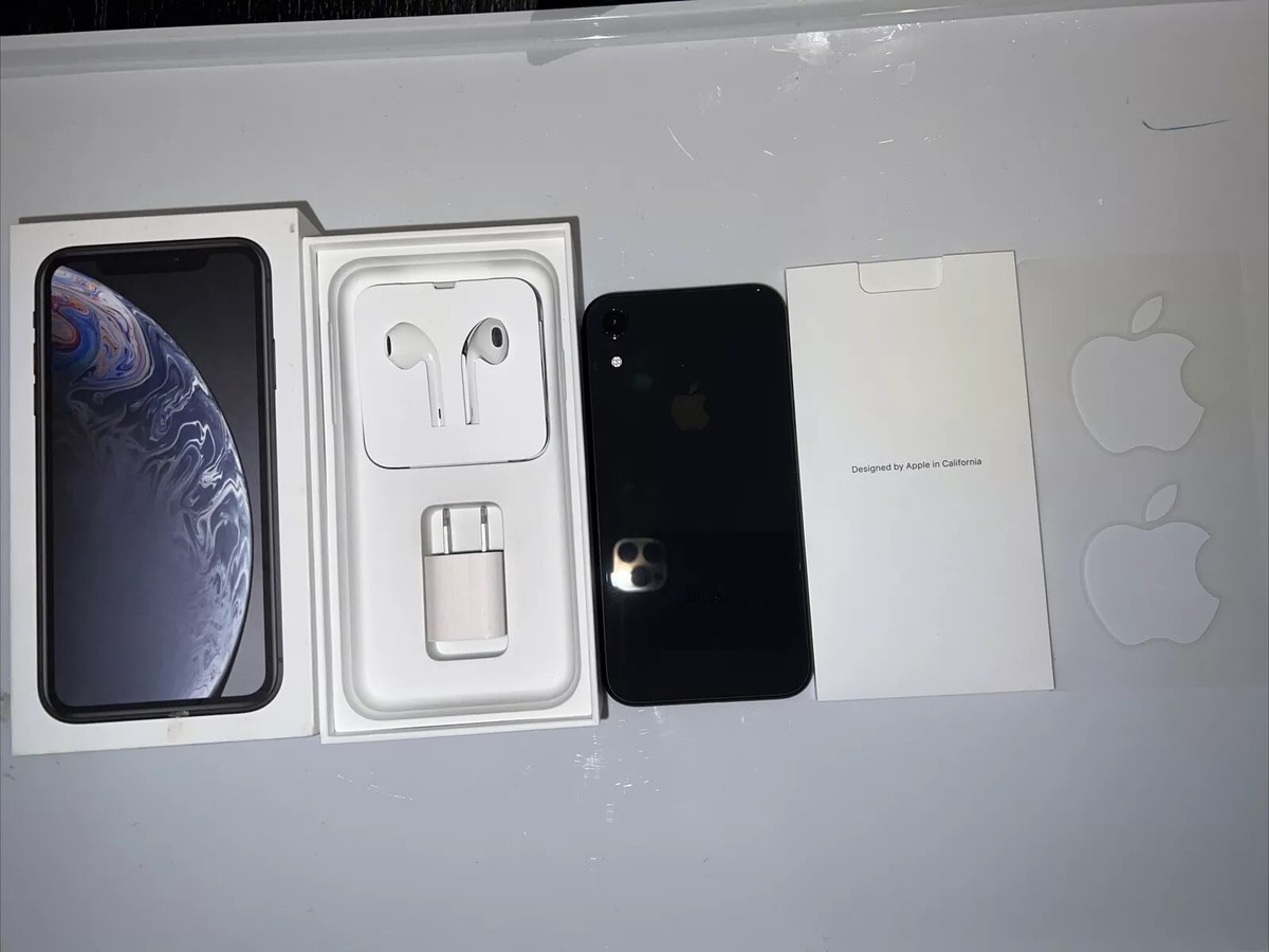 Apple iPhone XR 64GBブラック 本体 箱付き Apple iPhone XR Black 64 Gb BOX ONLY | eBay