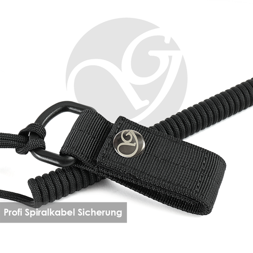 Spiral-Kabel, elastischer Schlüssel-Anhänger aus Paracord, Lanyard - Bild 2 von 7