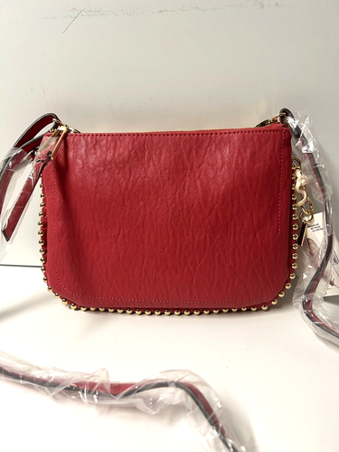Jessica Simpson Women's Camille Crossbody Hot Pink with Gold Studs Handbag NWT - Picture 2 of 11