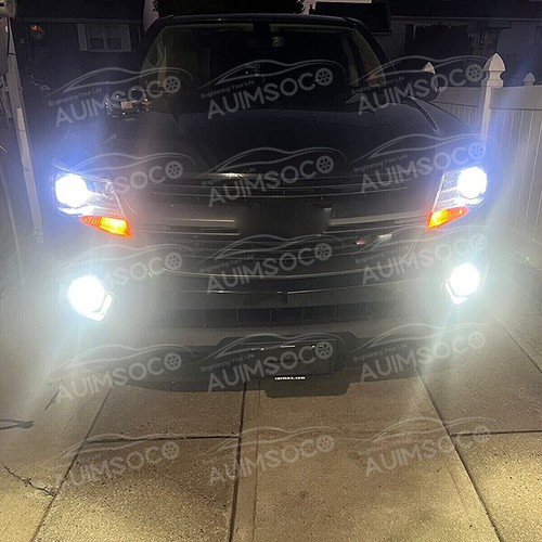For 2004-2014 Ford F150 F-150 Front LED Bulbs Light Light Xenon White 6000K - Picture 11 of 12