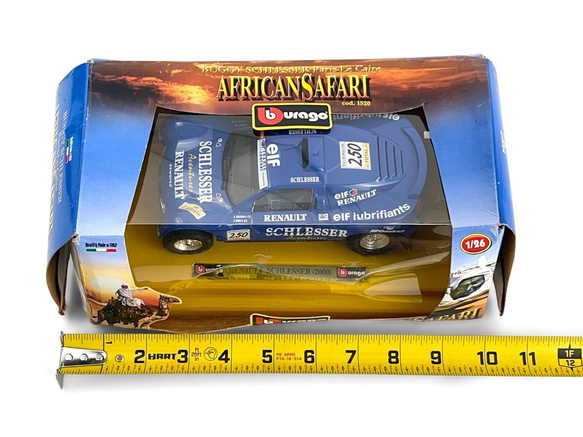 ブラーゴ BUGGY SCHLESSER Paris-Le Caire Burago Buggy Schlesser Paris-Le-Caire African Safari 1/26
