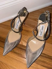 NWOB  Jimmy Choo Saeda 85  Pumps Sz 38.5  ( Runs Small Sz7 )