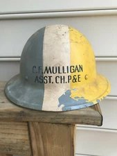 Vtg E.D. Bullard Hard Hat CF Mulligan Parts & Equip Hard Boiled Full Brim