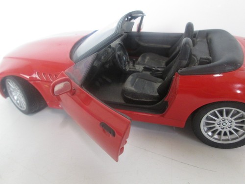 Dealership Model Z3 Roadster Red BMW Model Car Scale 1:18 In Original Box - Picture 17 of 24