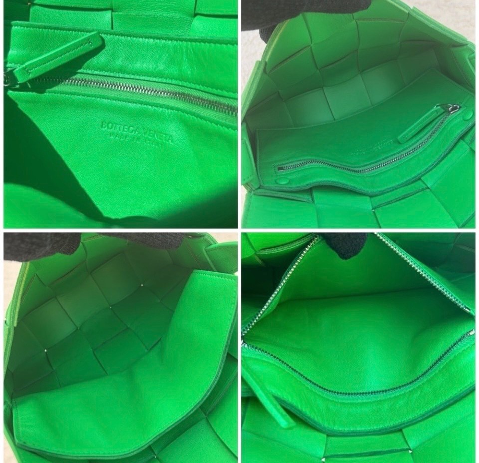Pre-authenticated new Bottega Veneta cassette bag with dust bag Green Crossbody thumbnail 7