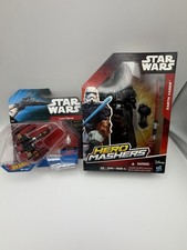 Star Wars Lot Darth Vader Hero Mashers + Hot Wheels Poe X-Wing Fighter NEW