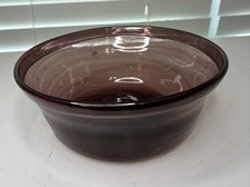 Vintage Hand Blown Cranberry Colored Bowl