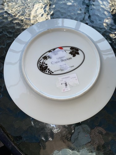 Mikasa China Silver Cocoa Blossom Salad Accent Dinner Plate 3 - Picture 5 of 5