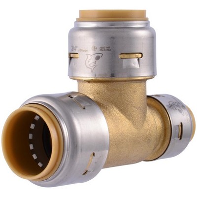 SharkBite Max 3/4 Inch x 1/2 x in. x x in., Brass