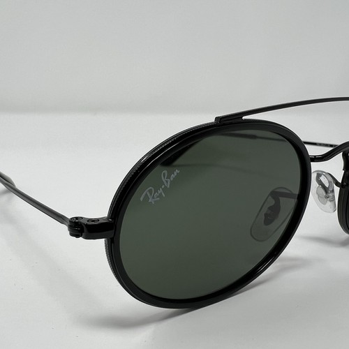Ray Ban Oval Double Bridge RB3847-N 9120/31 With Case New Never Worn - Picture 4 of 8