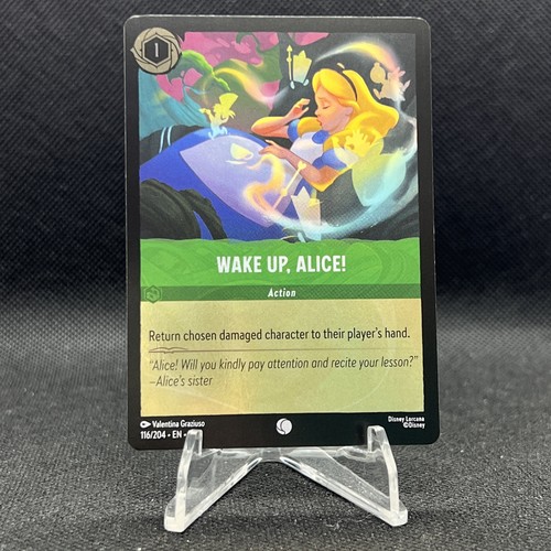 Disney Lorcana Archazia's Island Wake Up, Alice! 116/204 Common Cold Foil - Picture 2 of 2