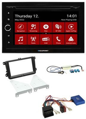 Blaupunkt CAN-Bus DVD Bluetooth DAB 2DIN USB Autoradio für VW Seat Skoda Diversi