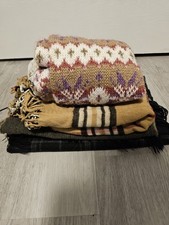 Winter Scarves Scarf Lot Of 4 Unknown Brands And Large