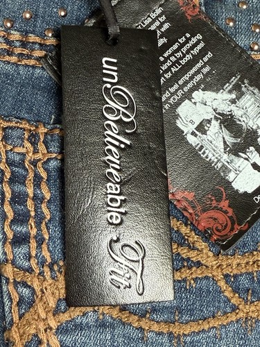 Neu mit Etikett Cowgirl Tuff Saddle Ready III Damenjeans verziert 32 x 31 - Bild 15 von 15