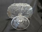 Vintage  Higbee "Little Ladders" Glass Compote/Scalloped Edge Pedestal Dish — photo 8