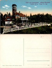 Cafe und Restaurant Aberg-Karlsbad Germany Vintage Postcard Unposted