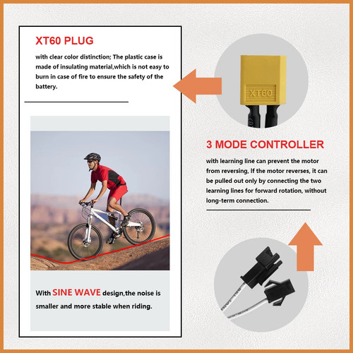 E-bike Three-Mode 26A Sine Wave Controller with Learning Line with LCD Display - Picture 5 of 26