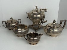 Tiffany & Co. 6 Piece "Greek Key" Sterling Tea Set