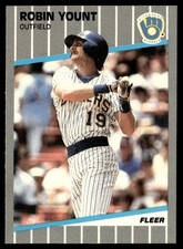 1989 Fleer Robin Yount Milwaukee Brewers #200