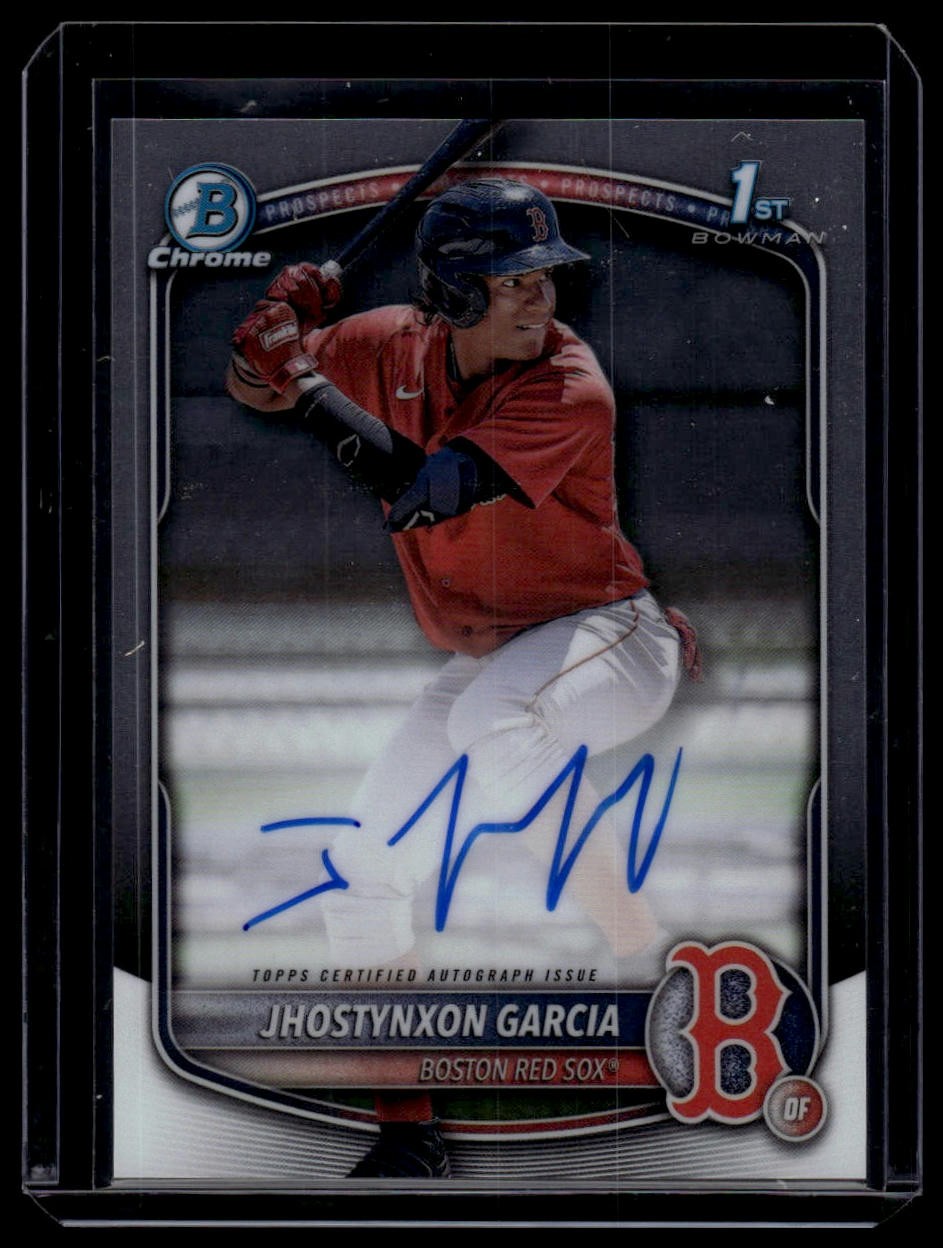 2025 Bowman #CPA-JGA Jhostynxon Garcia Chrome Prospect Autographs