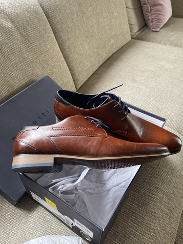 Bugatti Businessschuhe Halbschuhe cognac Leder Herrenschuhe GR 45 - Bild 5 von 7