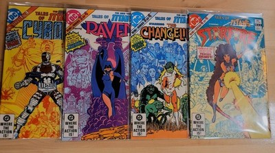 Complete Tales of the New Teen Titans 1-4 Set Raven Cyborg Starfire Origins