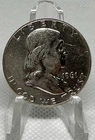 1961 BU Franklin Half Dollar Philadelphia 50C Business 90% Silver Uncirculated