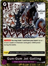 Gum-Gum Jet Gatling R Pillars of Strength OP03-072 NM