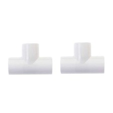 Securplumb Overflow Tee (Pack of 2)22mm White  ST12150