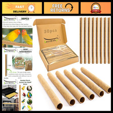 30PCS Sand Perch Covers for Bird Cage - Platform Accessories for Parakeets, Cana