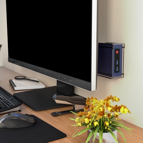 For Beelink S12Pro Mini PC Under Desk Acrylic Stand Organize Your Space - Photo 6/14