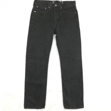 Levi's Mens Jeans 505 Regular Fit Straight Leg Black Wash Denim Workwear 34x34