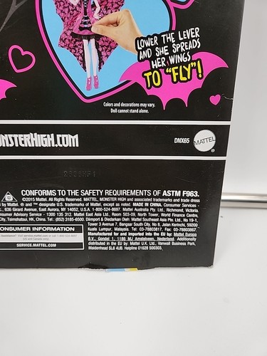 Monster High Draculaura Ghoul to Bat Puppe Mattel 2015 NEU auf Karte ohne Plastik - Bild 18 von 24