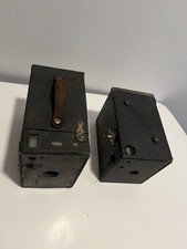 Lot Of 2: Ansco  Brownie 2A Box Cameras