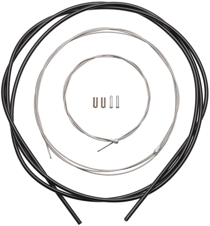 Shimano Road Bike Stainless Brake Cable and Housing Set, Black